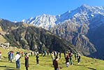 Resort in Aru Valley near Kolahoi Glacier